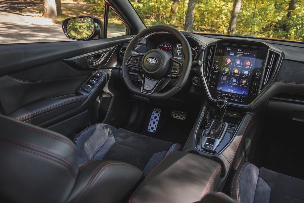 2022 subaru wrx interior